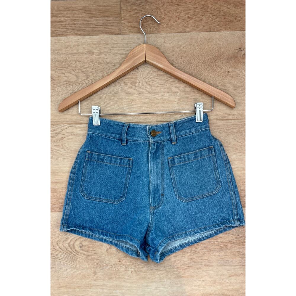 Mollusk Denim Shorts High Rise Blue Size XS - Picture 4 of 8